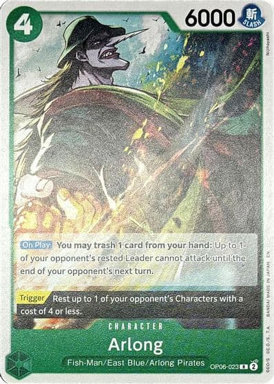 Arlong OP06 023 Learn Together Deck Set One Piece card