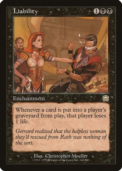 Liability Mercadian Masques Magic card