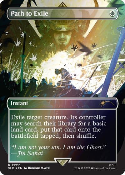 Path to Exile 2227 Rainbow Foil Secret Lair Drop Series Magic card