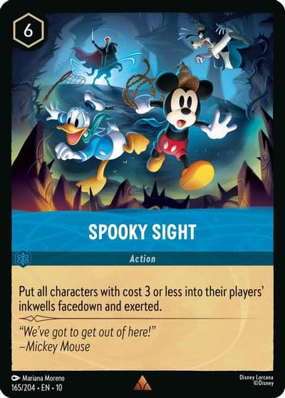 Spooky Sight Whispers in the Well Lorcana card
