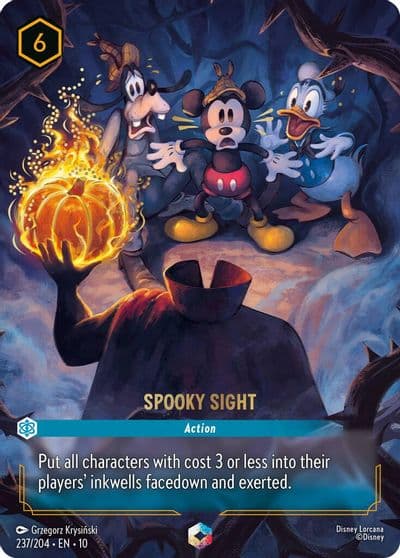Spooky Sight Enchanted Whispers in the Well Lorcana card