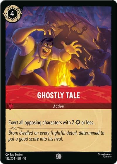 Ghostly Tale Whispers in the Well Lorcana card