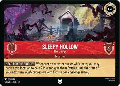 Sleepy Hollow The Bridge Whispers in the Well Lorcana card