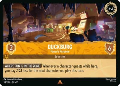 Duckburg Funsos Funzone Whispers in the Well Lorcana card