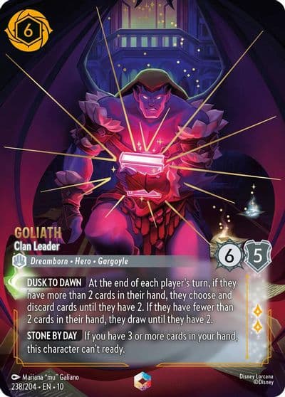 Goliath Clan Leader Enchanted Whispers in the Well Lorcana card