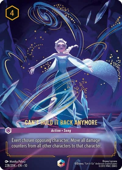 Cant Hold It Back Anymore Enchanted Whispers in the Well Lorcana card
