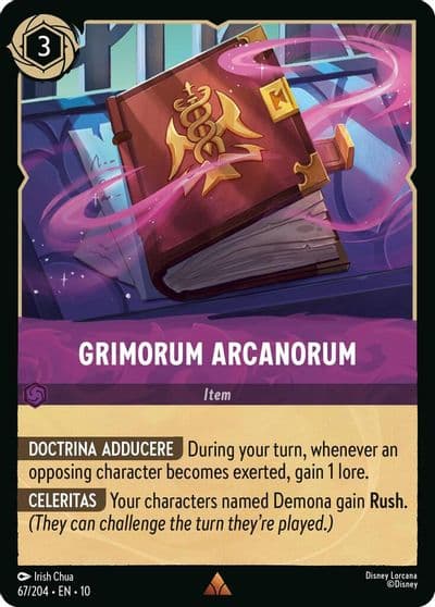 Grimorum Arcanorum Whispers in the Well Lorcana card