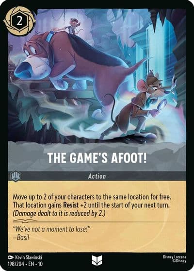 The Games Afoot Whispers in the Well Lorcana card