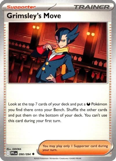 Grimsley's Move ME02: Phantasmal Flames Pokemon card