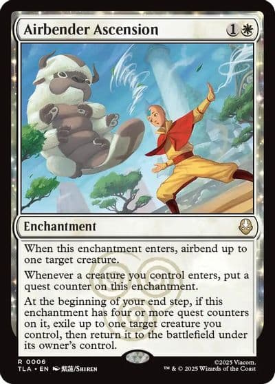 Airbender Ascension Avatar: The Last Airbender Magic card