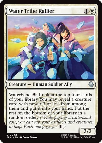 Water Tribe Rallier Avatar: The Last Airbender Magic card