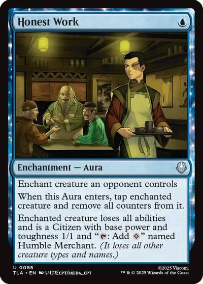 Honest Work Avatar: The Last Airbender Magic card