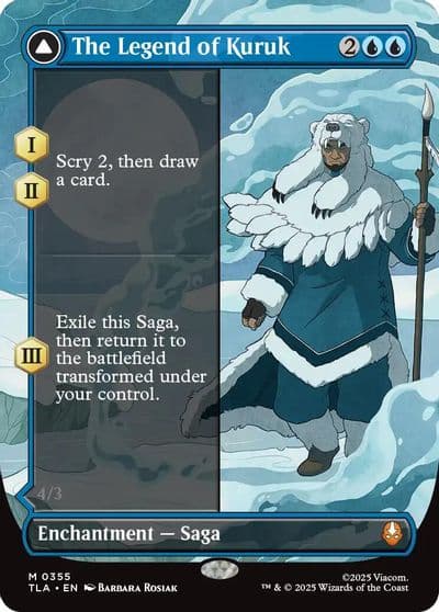 The Legend of Kuruk Borderless Avatar: The Last Airbender Magic card