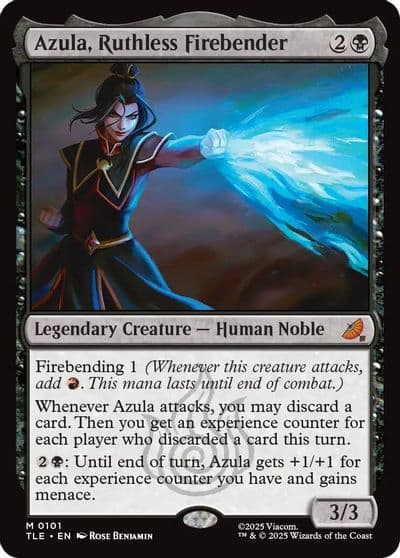 Azula Ruthless Firebender Avatar: The Last Airbender: Eternal-Legal Magic card
