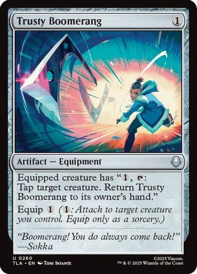 Trusty Boomerang Avatar: The Last Airbender Magic card