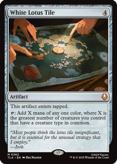 White Lotus Tile Avatar: The Last Airbender Magic card