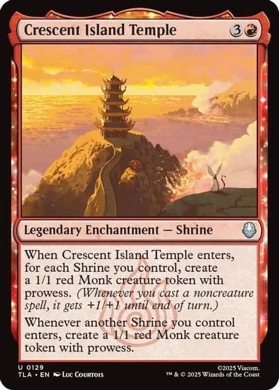 Crescent Island Temple Avatar: The Last Airbender Magic card