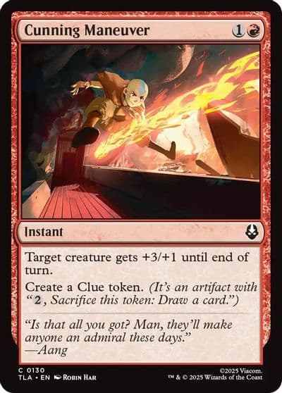 Cunning Maneuver Avatar: The Last Airbender Magic card