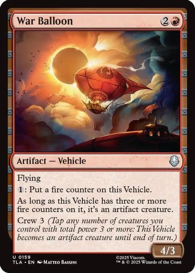 War Balloon Avatar: The Last Airbender Magic card