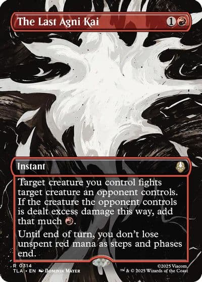 The Last Agni Kai Borderless Avatar: The Last Airbender Magic card