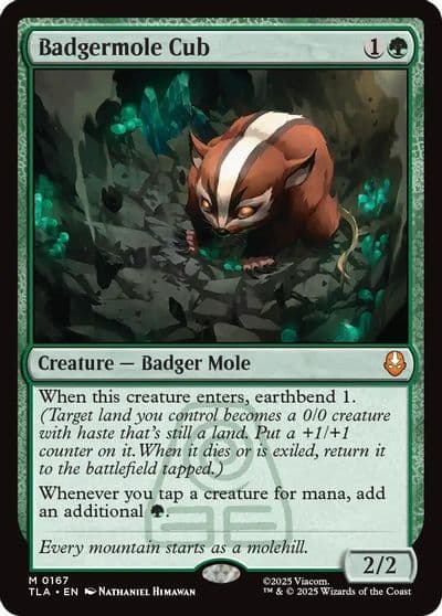 Badgermole Cub Avatar: The Last Airbender Magic card