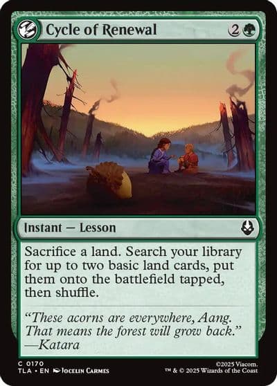 Cycle of Renewal Avatar: The Last Airbender Magic card