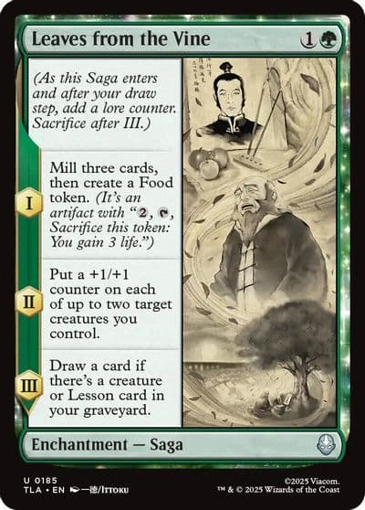 Leaves from the Vine Avatar: The Last Airbender Magic card