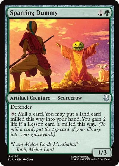 Sparring Dummy Avatar: The Last Airbender Magic card