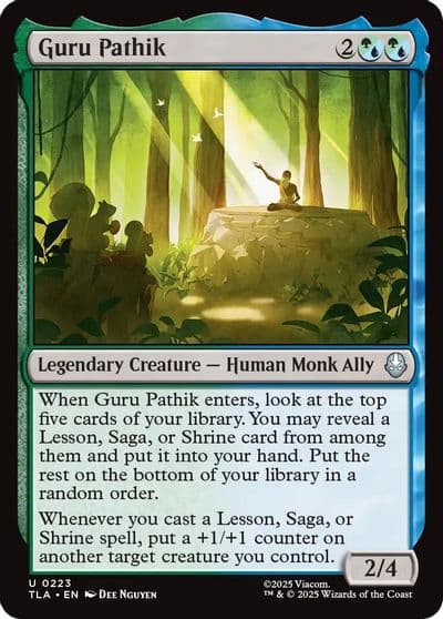Guru Pathik Avatar: The Last Airbender Magic card