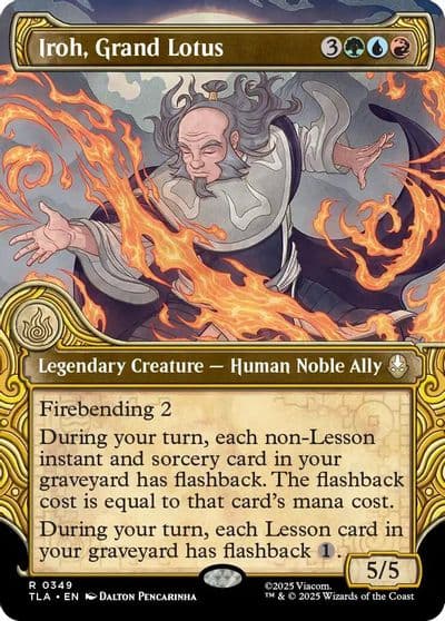 Iroh Grand Lotus Showcase Avatar: The Last Airbender Magic card