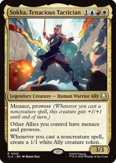 Sokka Tenacious Tactician Avatar: The Last Airbender Magic card