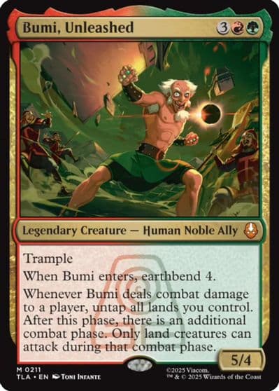 Bumi Unleashed Avatar: The Last Airbender Magic card