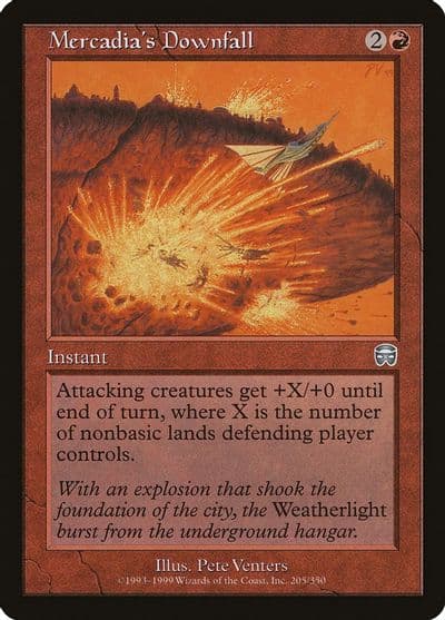 Mercadias Downfall Mercadian Masques Magic card