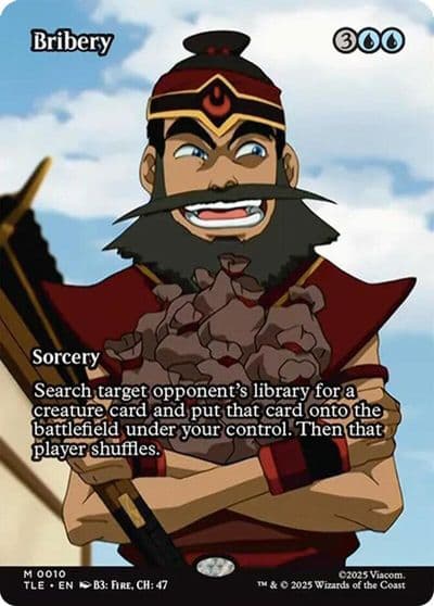 Bribery Borderless Avatar: The Last Airbender: Eternal-Legal Magic card