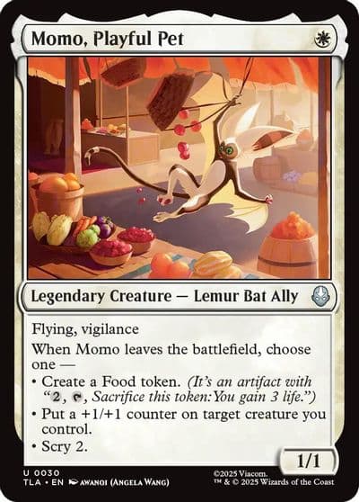 Momo Playful Pet Avatar: The Last Airbender Magic card