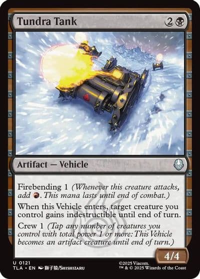 Tundra Tank Avatar: The Last Airbender Magic card
