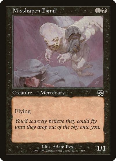 Misshapen Fiend Mercadian Masques Magic card