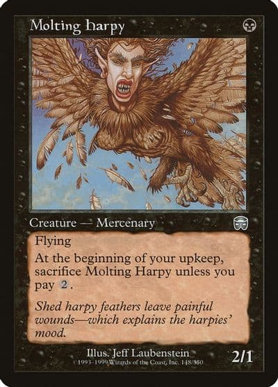 Molting Harpy Mercadian Masques Magic card