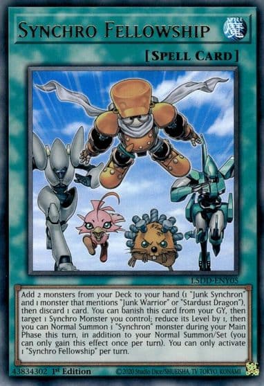 Synchro Fellowship Legendary 5D's Decks Yu-Gi-Oh! card