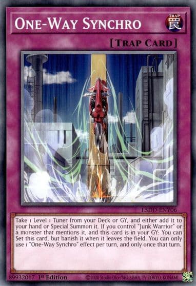 One Way Synchro Legendary 5D's Decks Yu-Gi-Oh! card