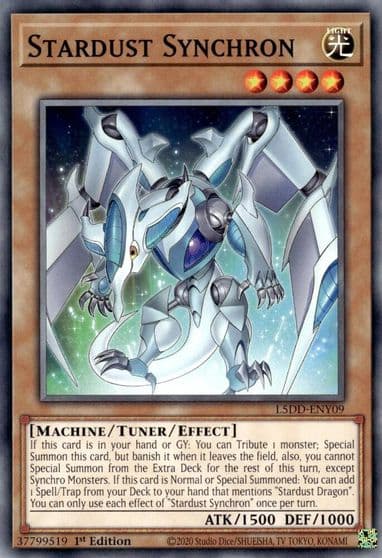 Stardust Synchron Legendary 5D's Decks Yu-Gi-Oh! card
