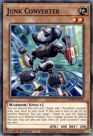 Junk Converter Legendary 5D's Decks Yu-Gi-Oh! card