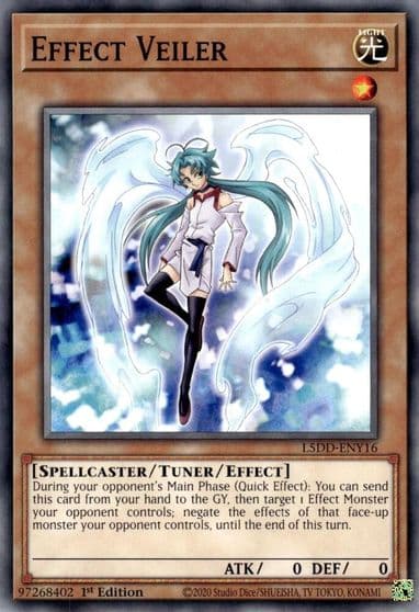 Effect Veiler Legendary 5D's Decks Yu-Gi-Oh! card