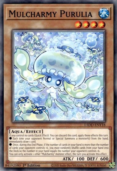 Mulcharmy Purulia Legendary 5D's Decks Yu-Gi-Oh! card