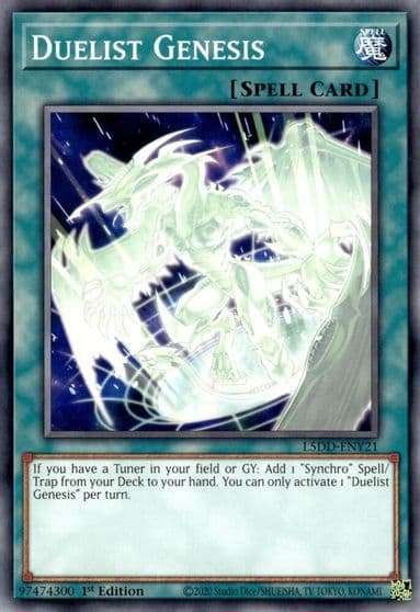 Duelist Genesis Legendary 5D's Decks Yu-Gi-Oh! card