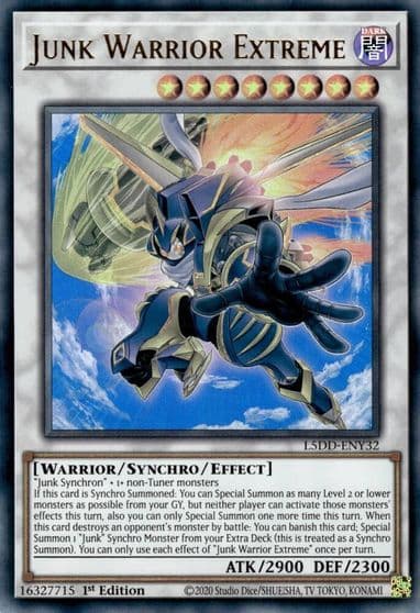Junk Warrior Extreme Legendary 5D's Decks Yu-Gi-Oh! card