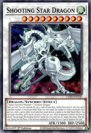 Shooting Star Dragon Legendary 5D's Decks Yu-Gi-Oh! card