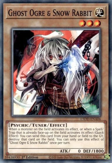 Ghost Ogre and Snow Rabbit Legendary 5D's Decks Yu-Gi-Oh! card
