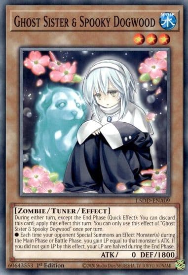 Ghost Sister and Spooky Dogwood Legendary 5D's Decks Yu-Gi-Oh! card