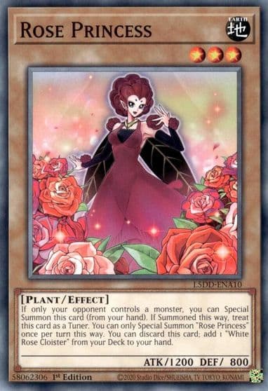Rose Princess Legendary 5D's Decks Yu-Gi-Oh! card